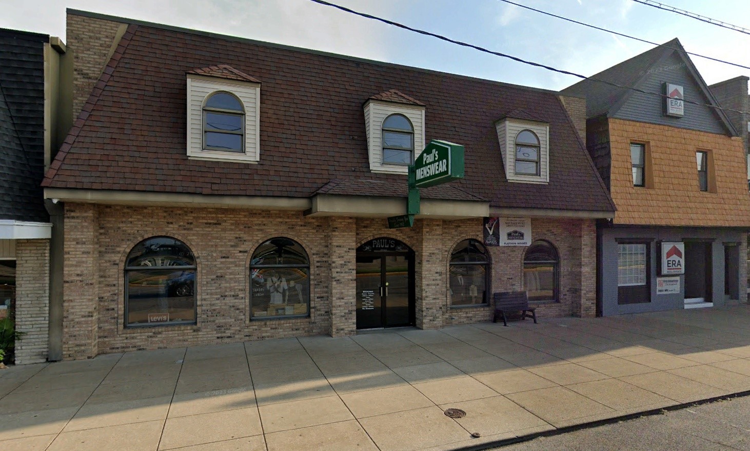 Former home to Paul's Menswear